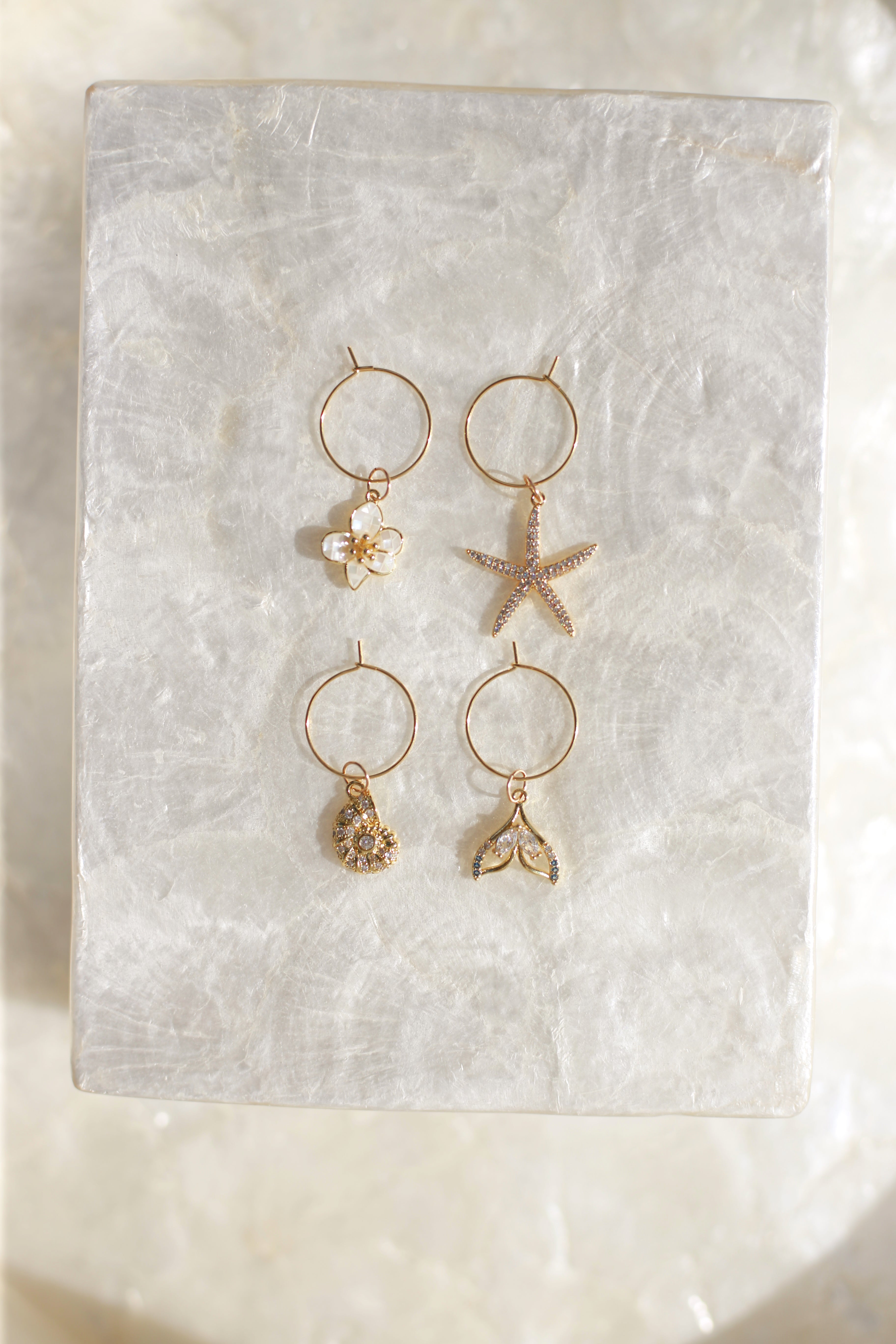 Coastal Wine Glass Charms