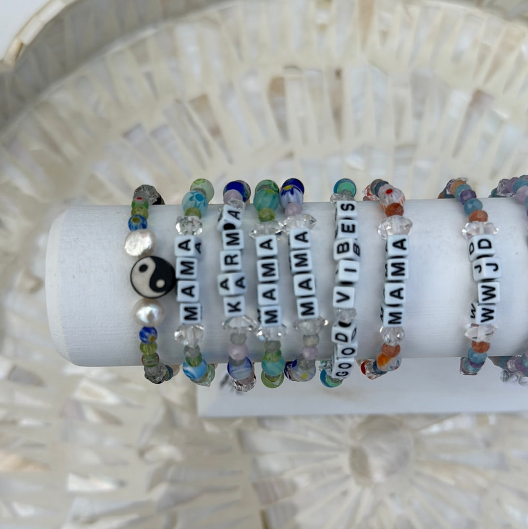 Custom Gemstone Murano Bracelet