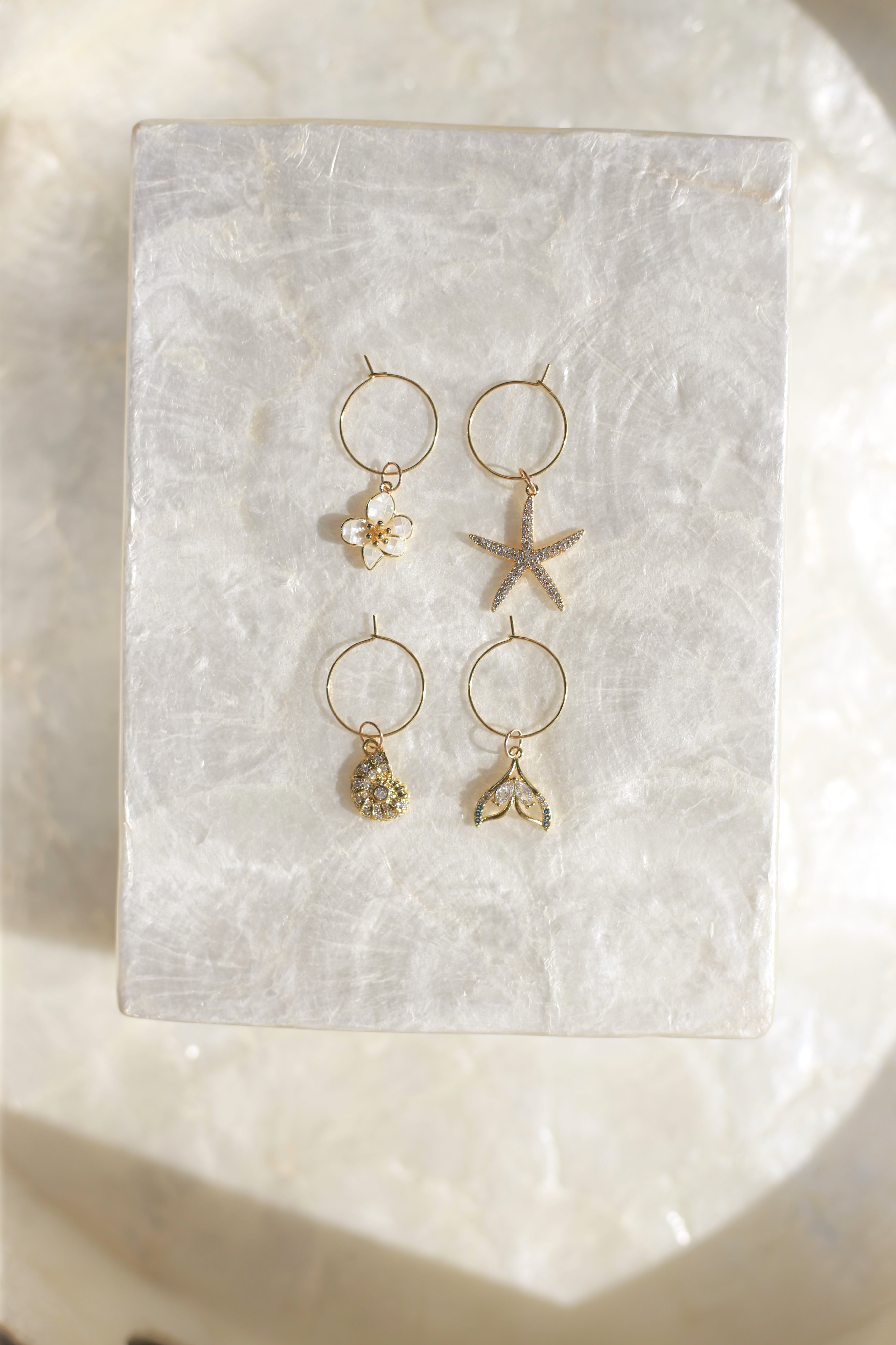 Coastal Wine Glass Charms