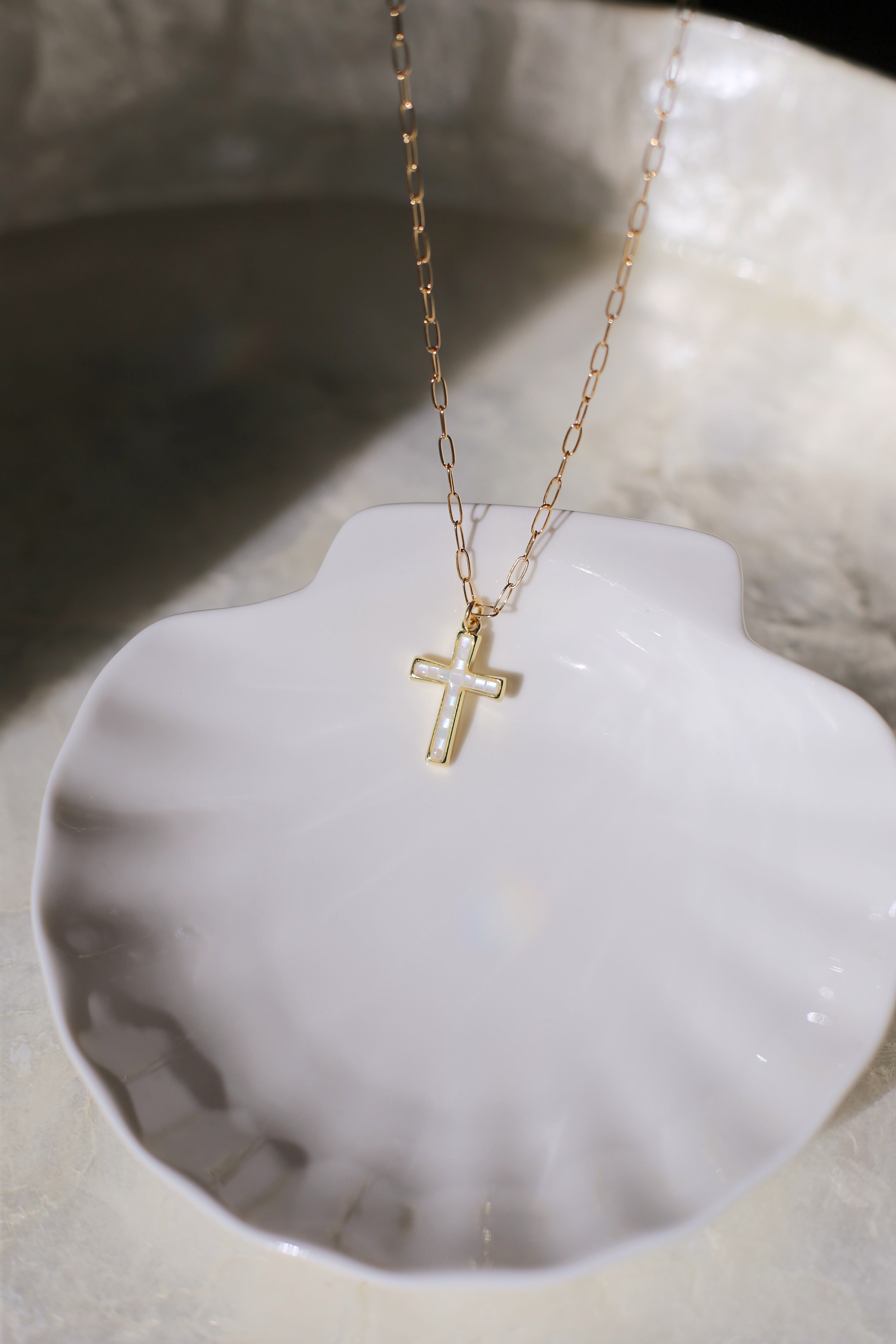 Roxy Cross Necklace
