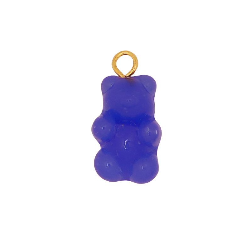 Dark Blue Gummy Bear Charm