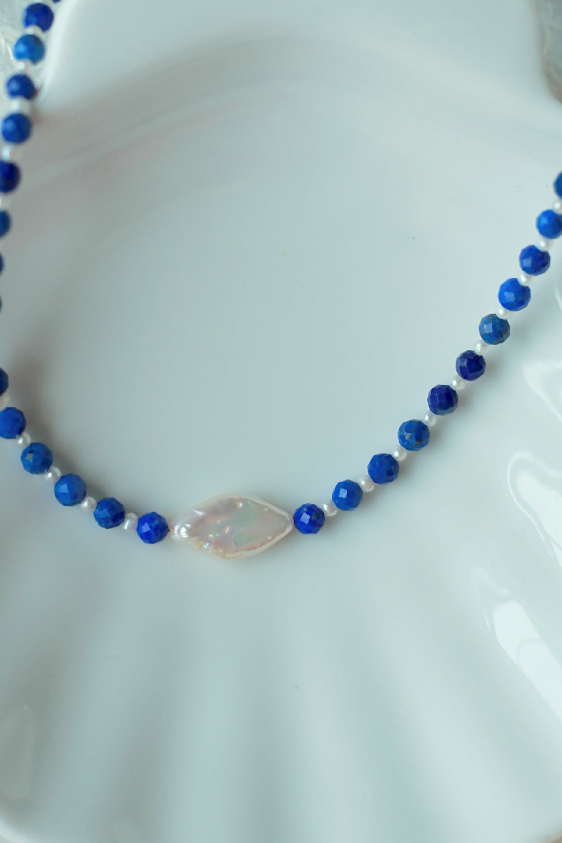 Navy Necklace