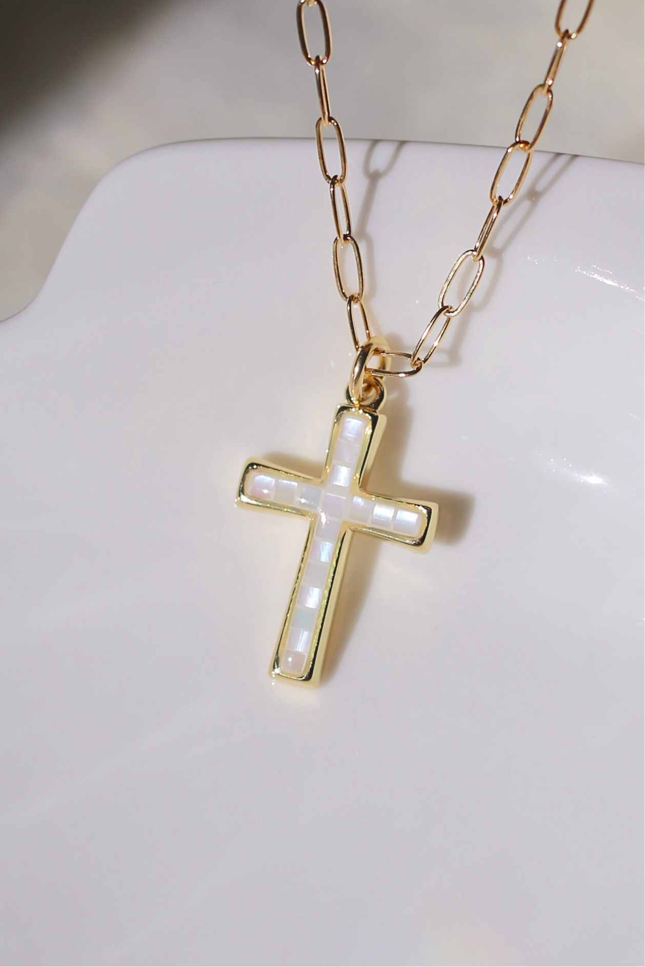 Roxy Cross Necklace