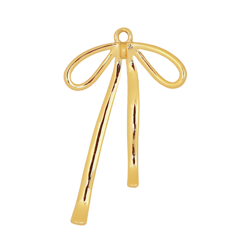 Gold Bow Charm