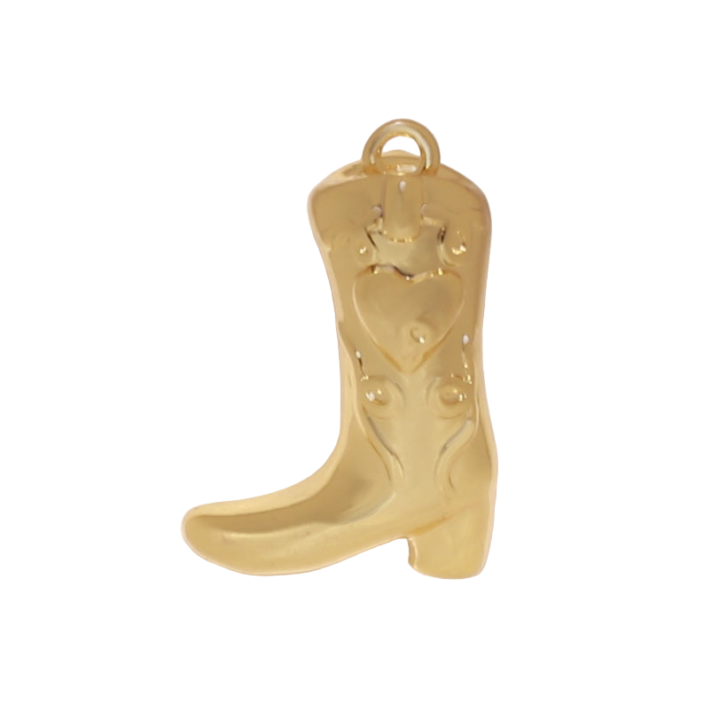 Boot with Heart Charm