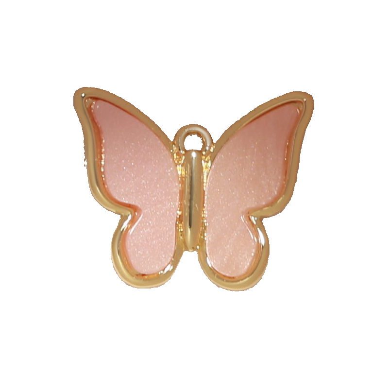 Large Mother of Pearl Butterfly Charm