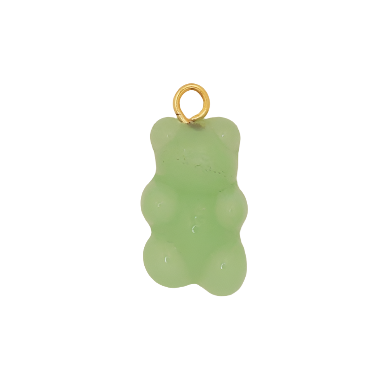 Light Green Gummy Bear Charm