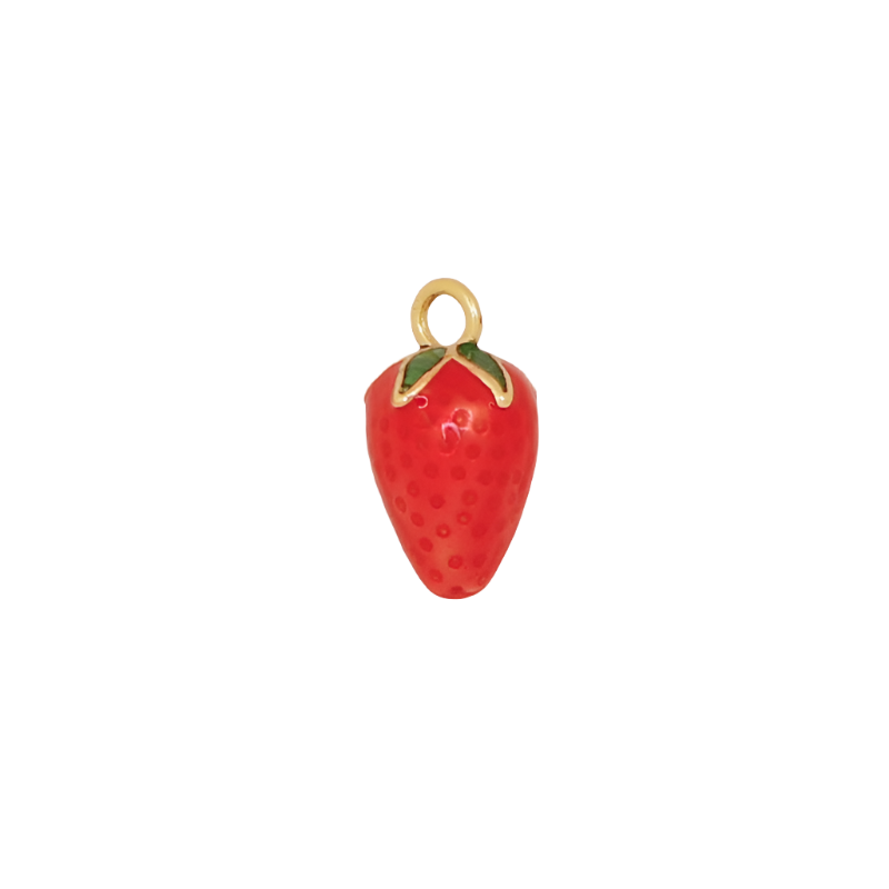 Red Strawberry Charm
