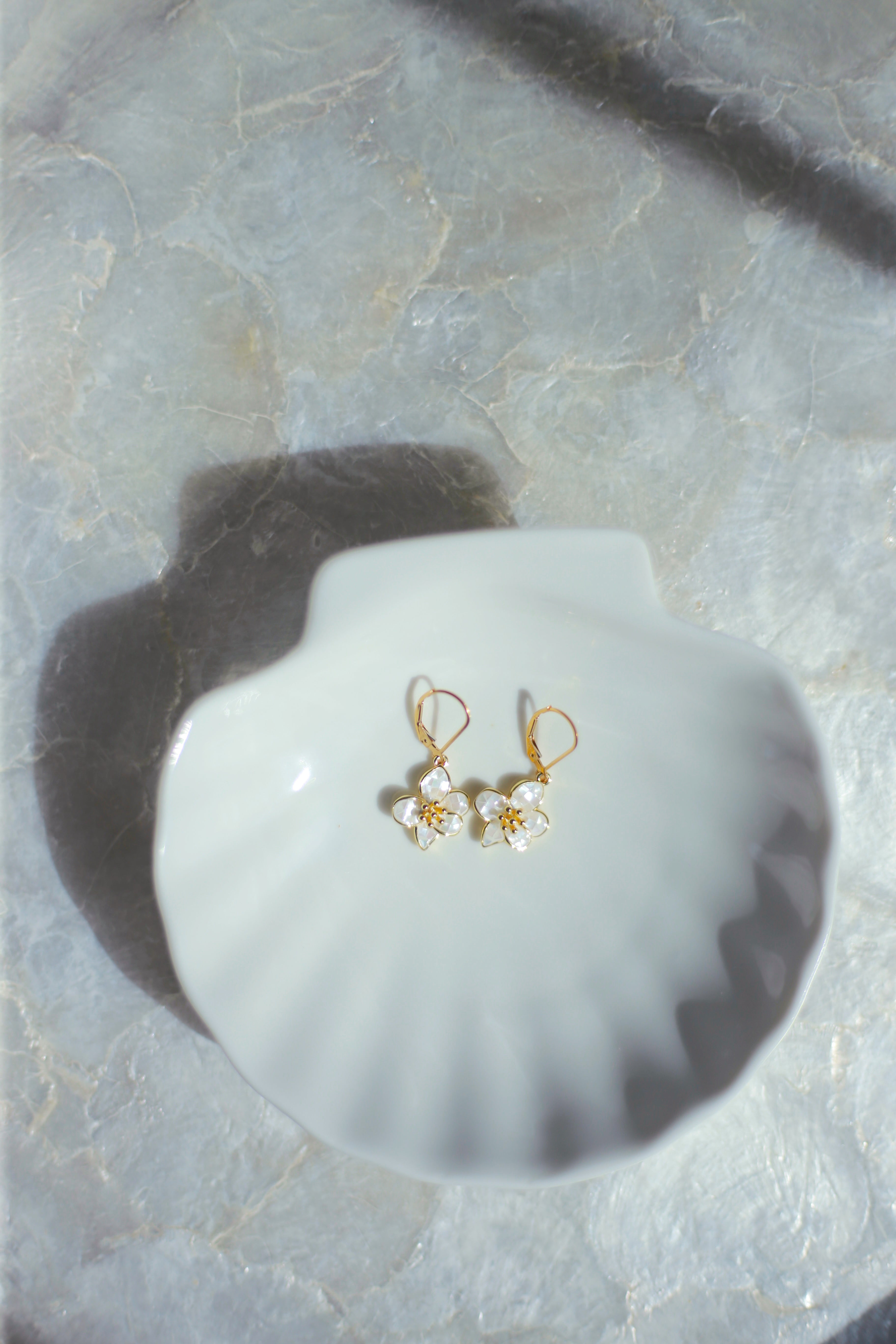 Plumeria Earrings