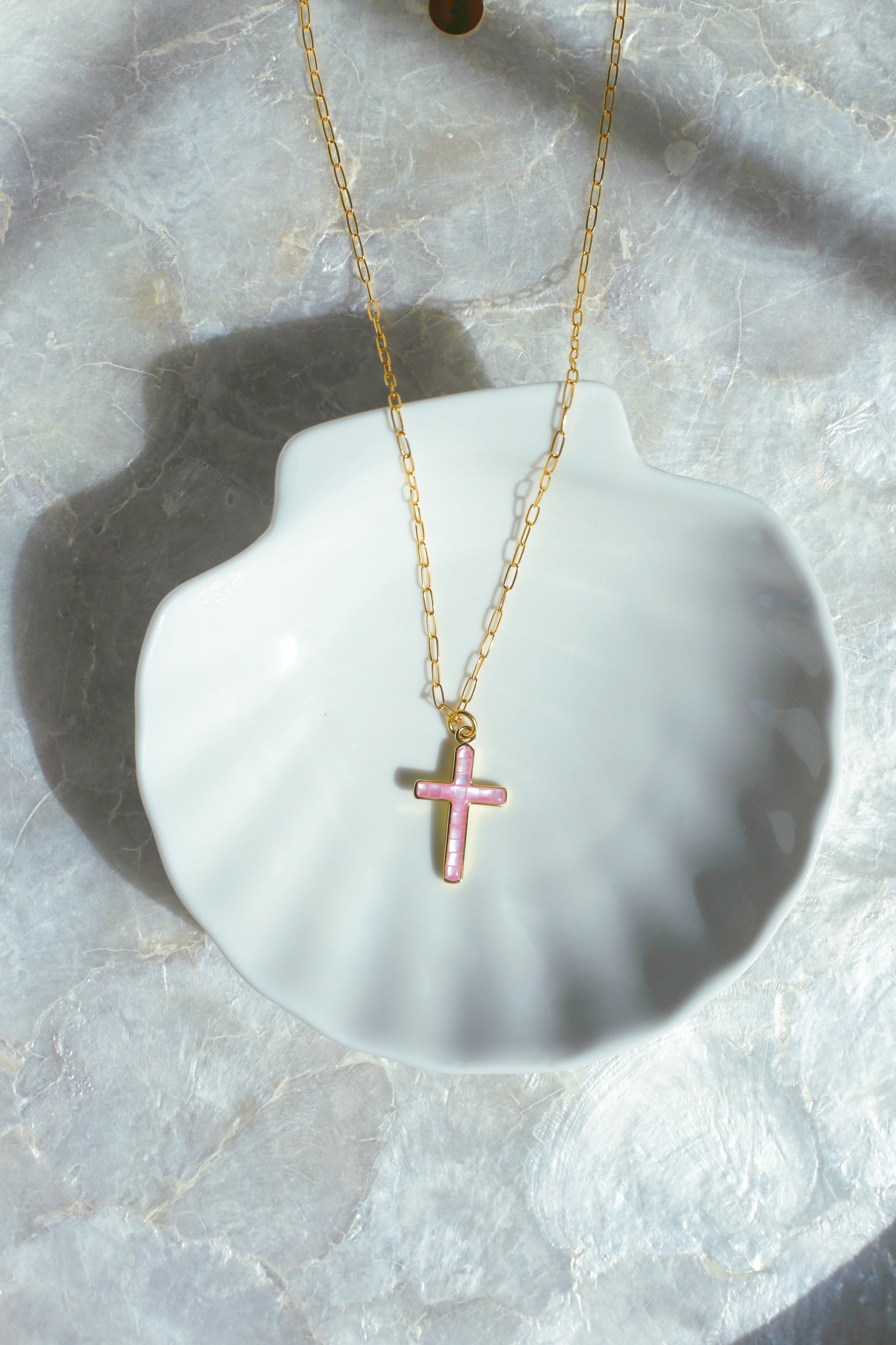 Large Roxy Cross Necklace