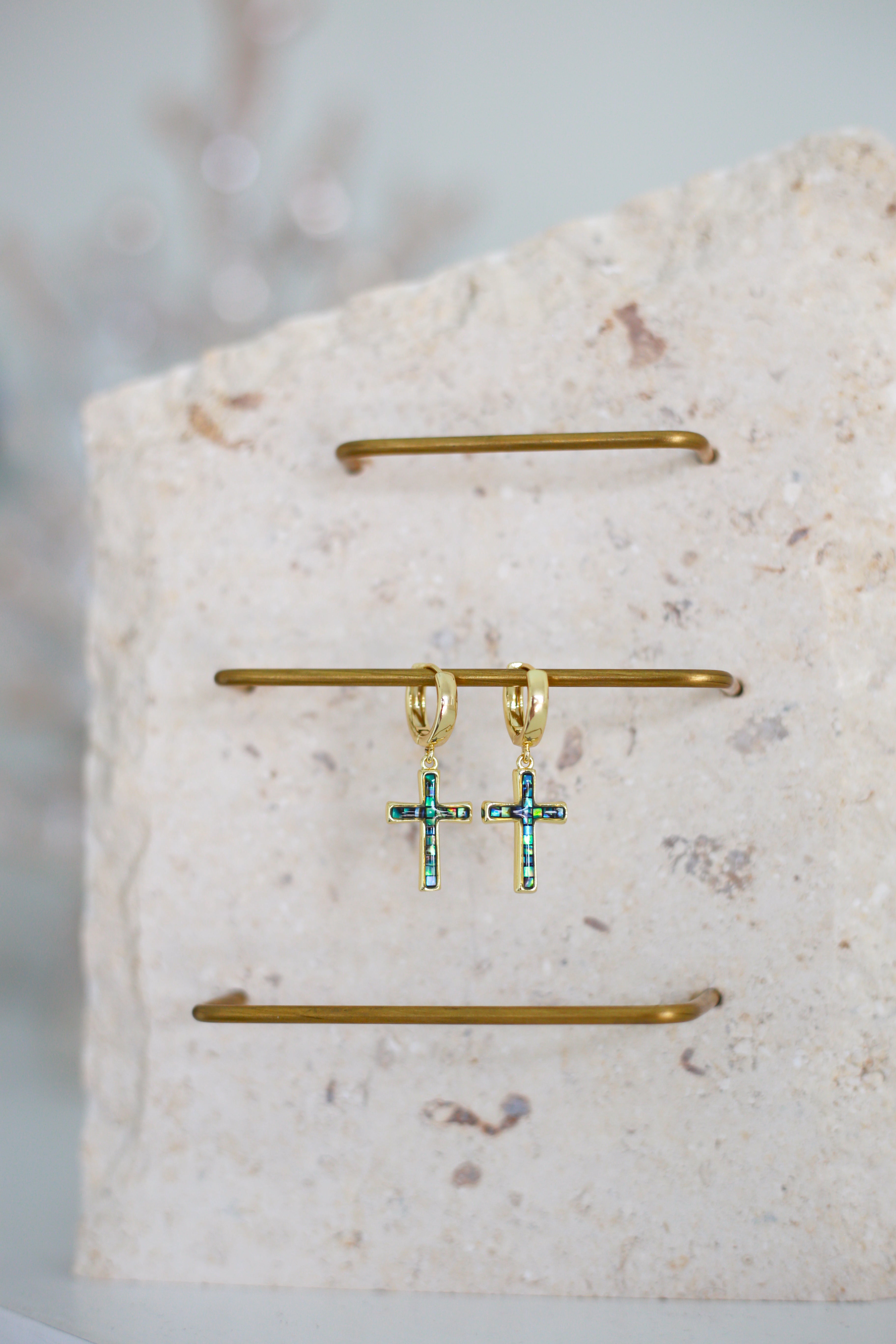 Roxy Cross Earrings