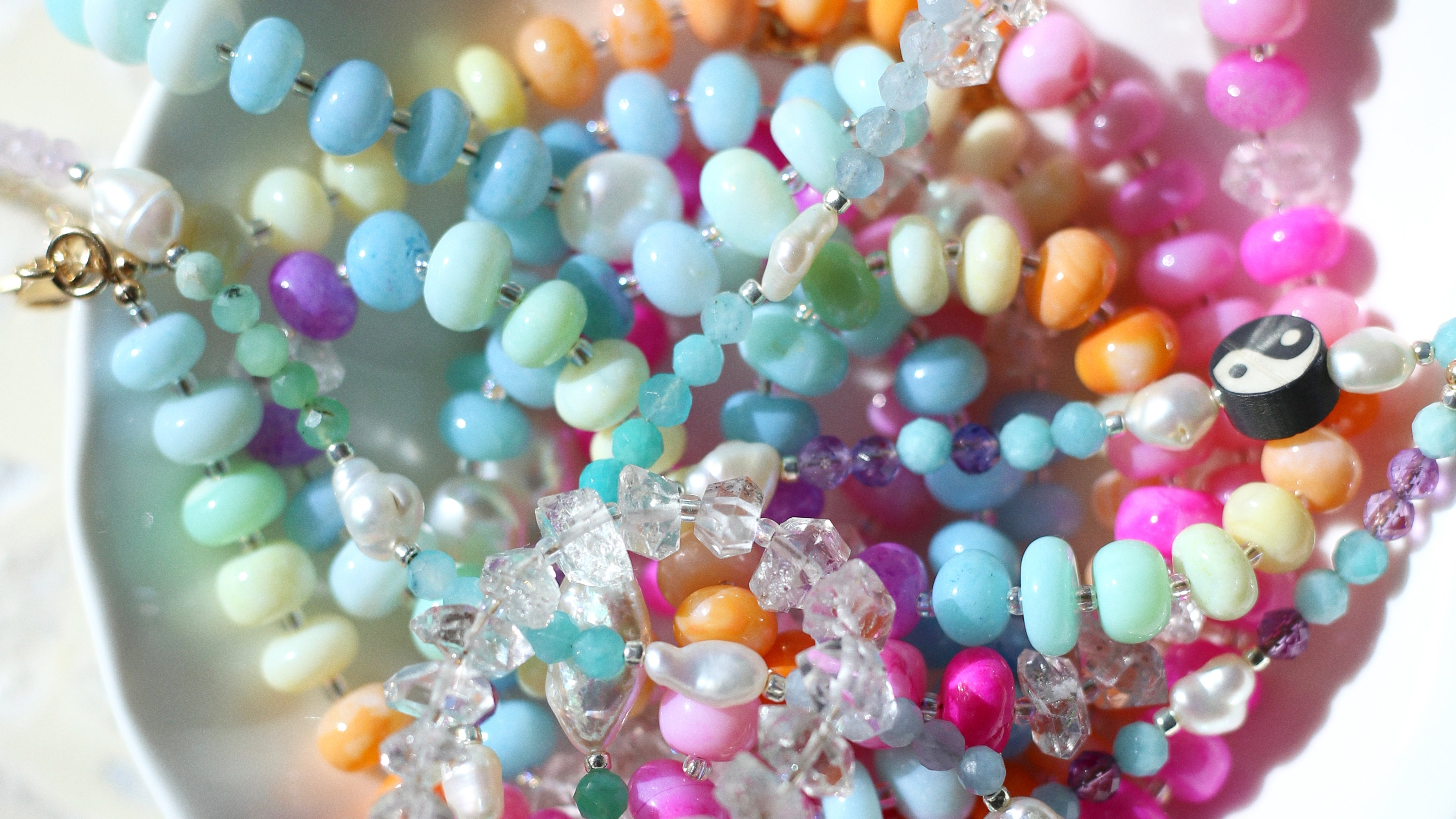 Gemstone necklaces