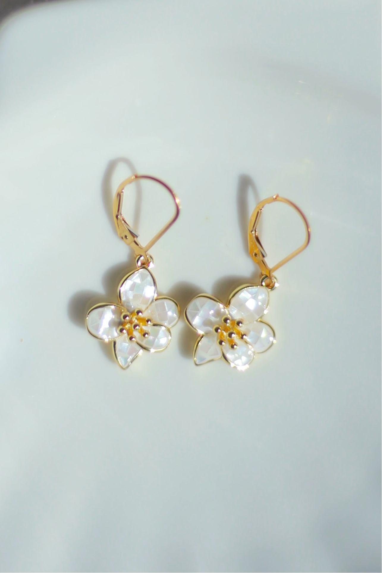 Plumeria Earrings