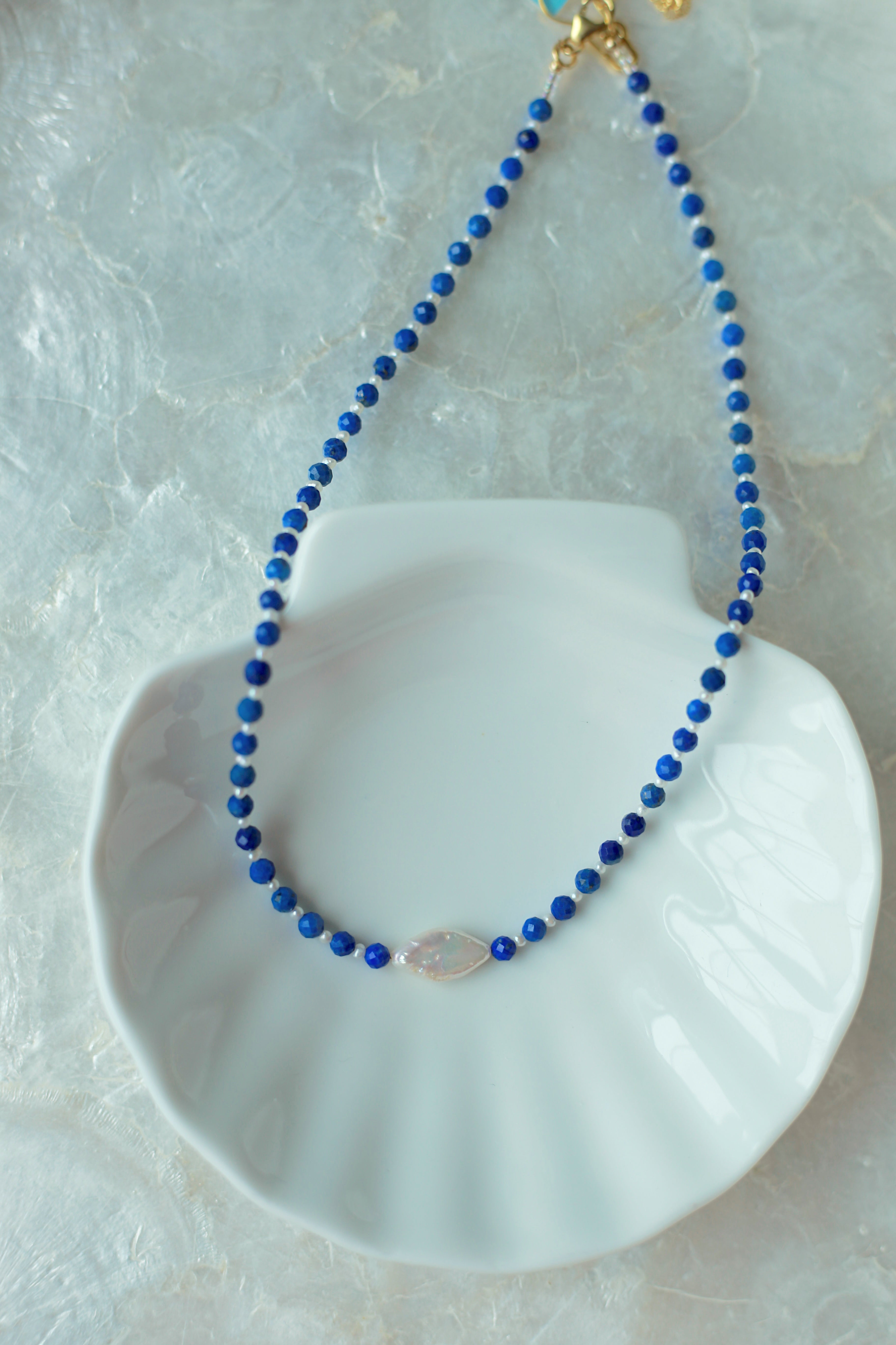 Navy Necklace