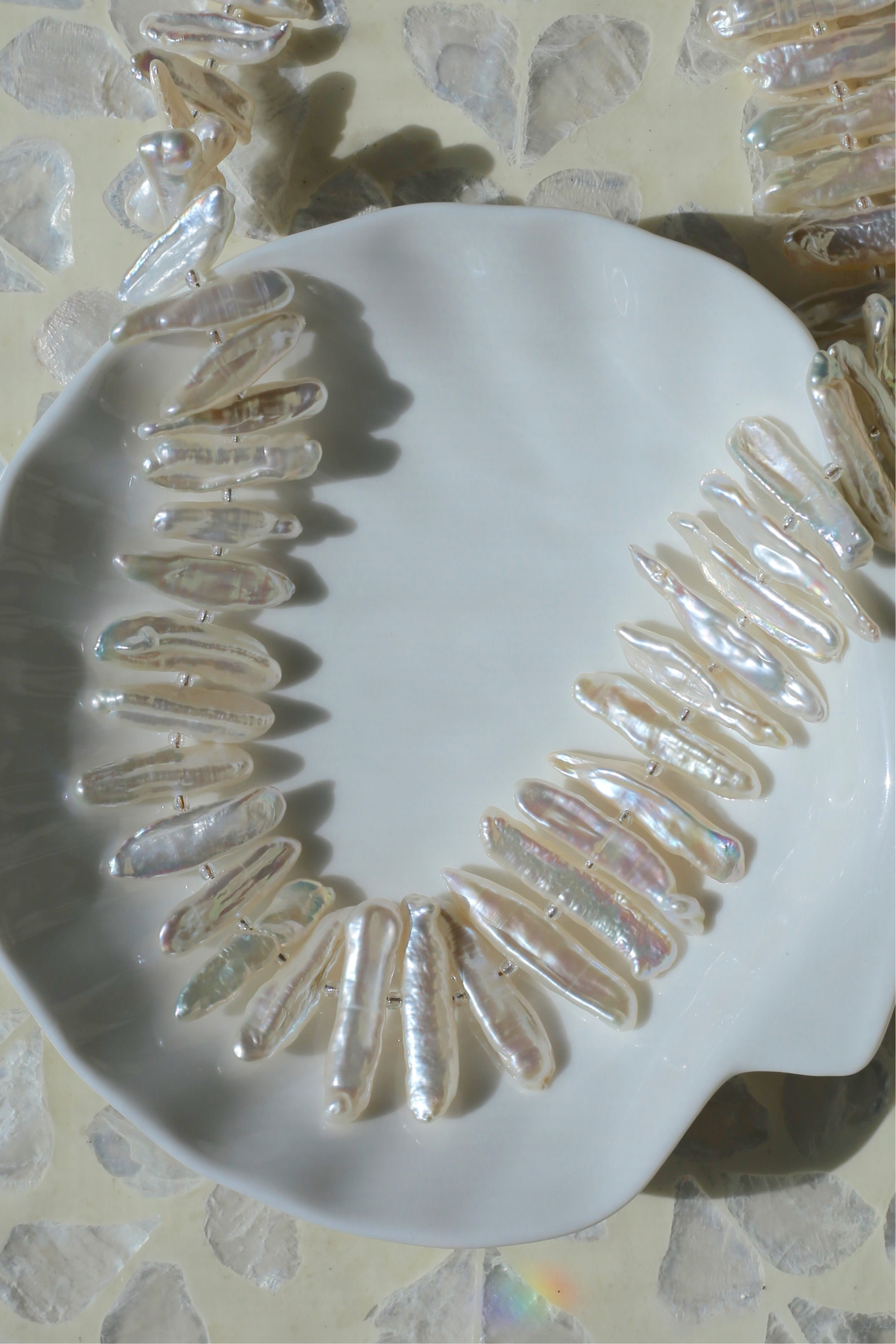 Melody of The Sea Biwa Pearl Necklace