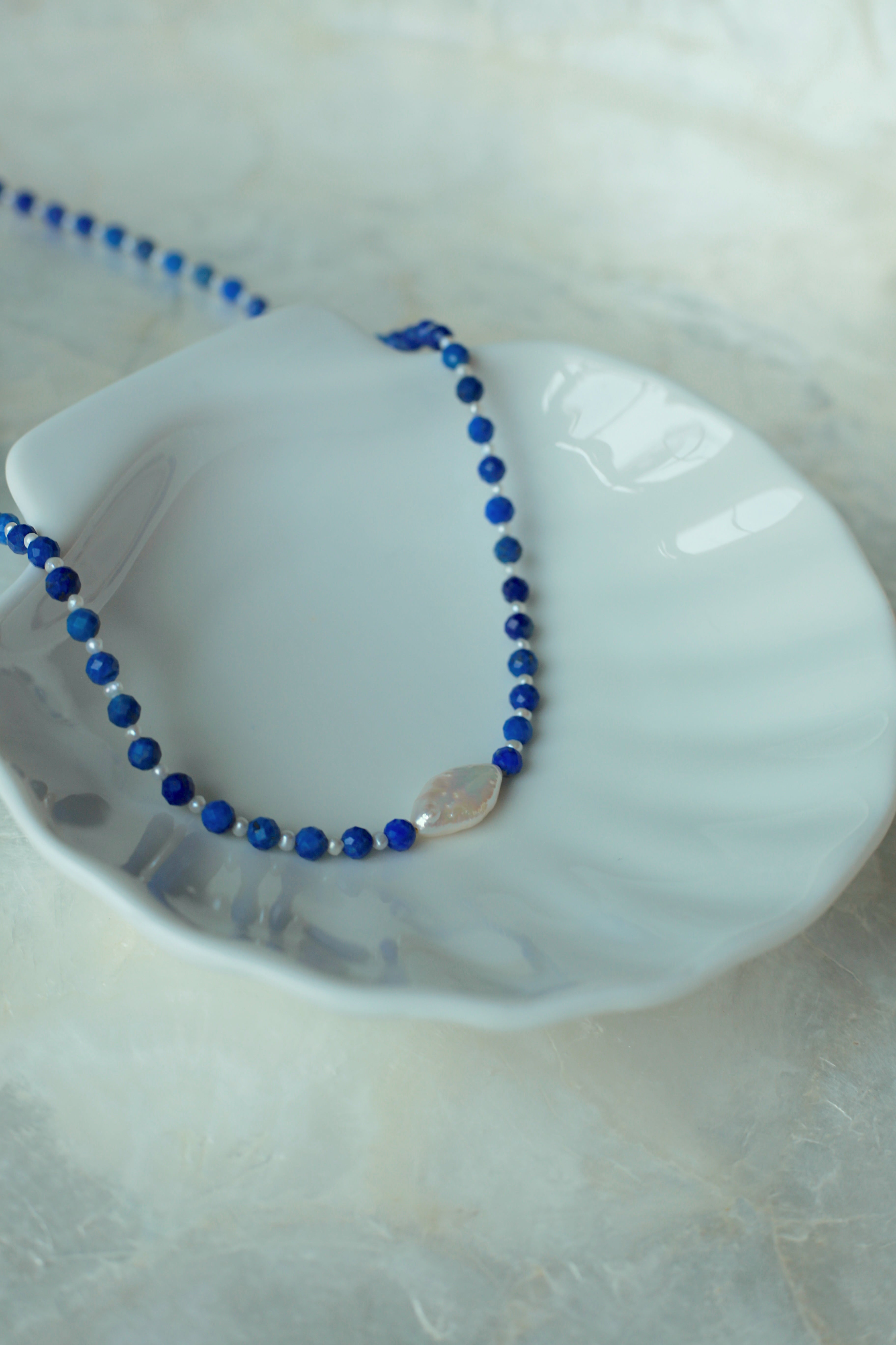 Navy Necklace