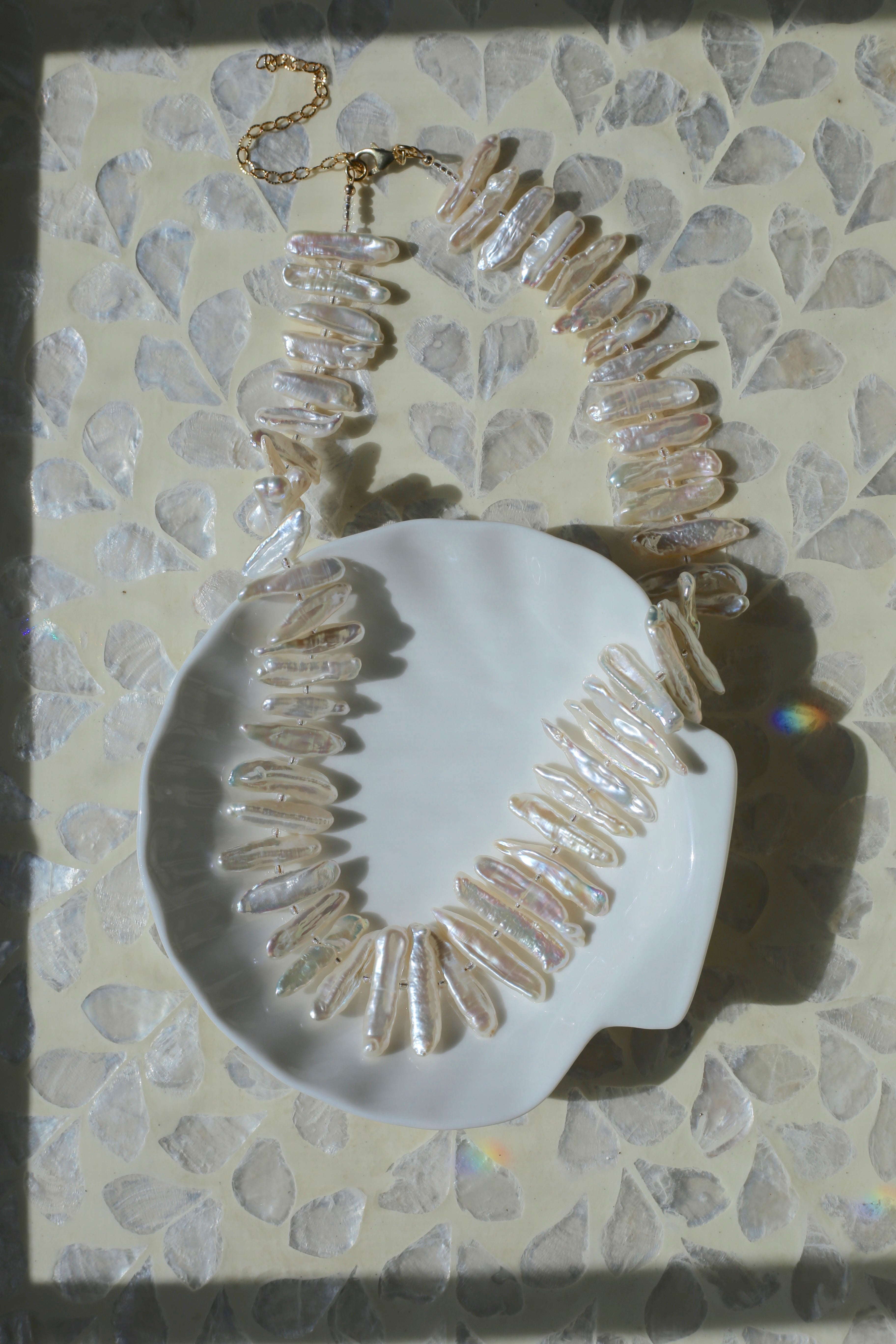 Melody of The Sea Biwa Pearl Necklace