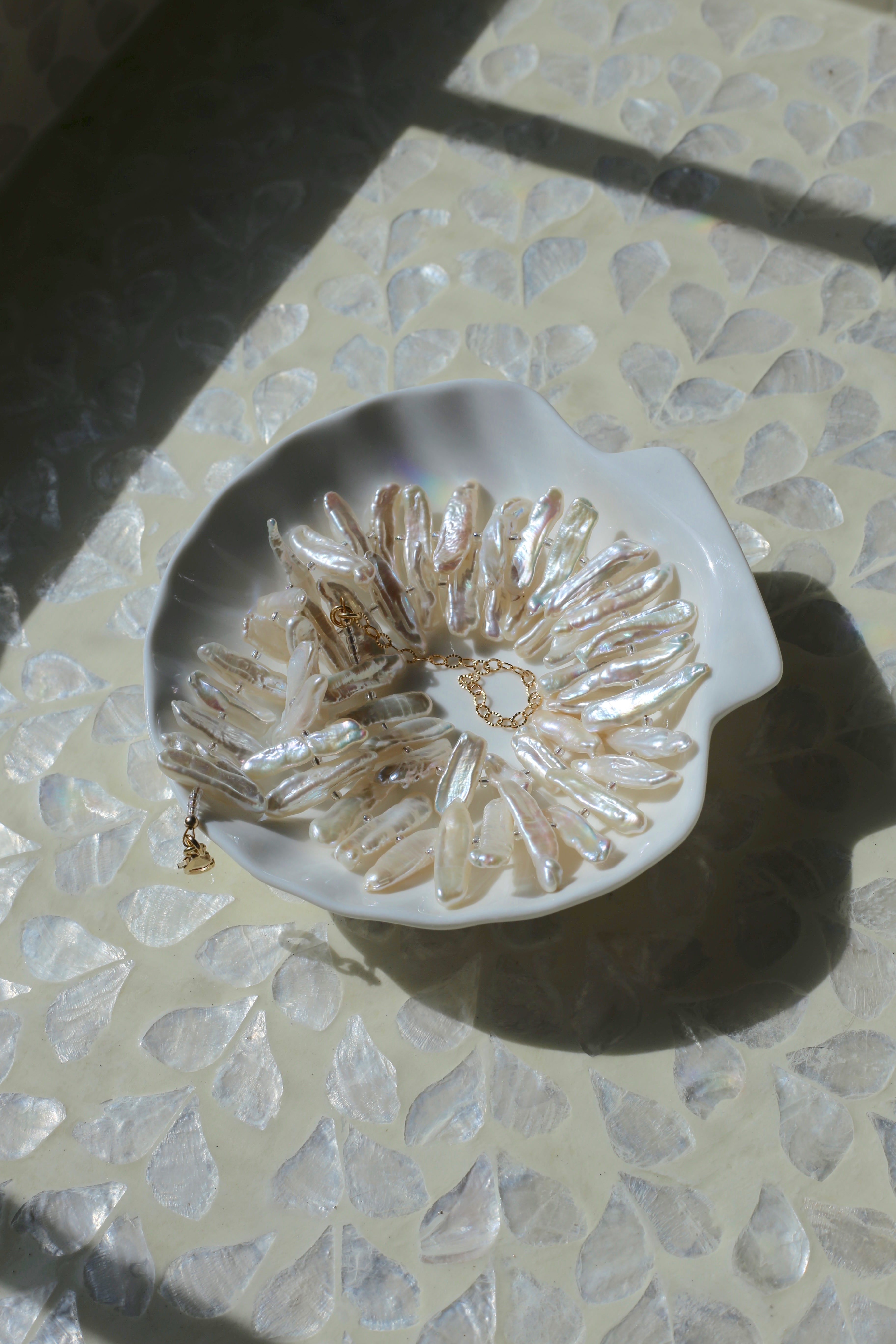 Melody of The Sea Biwa Pearl Necklace