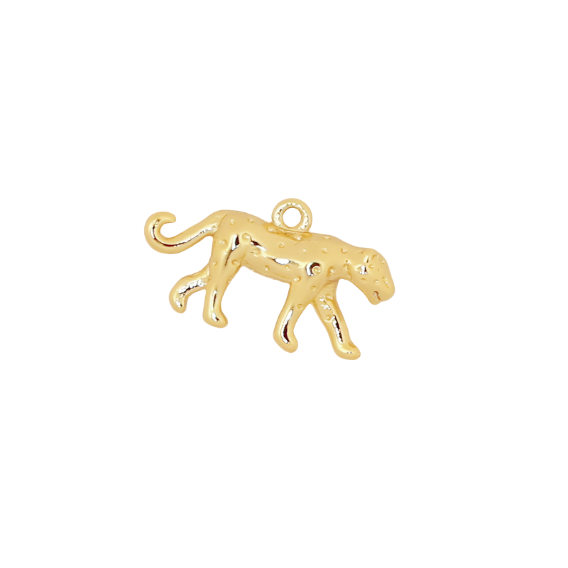 Dainty Gold Leopard Charm