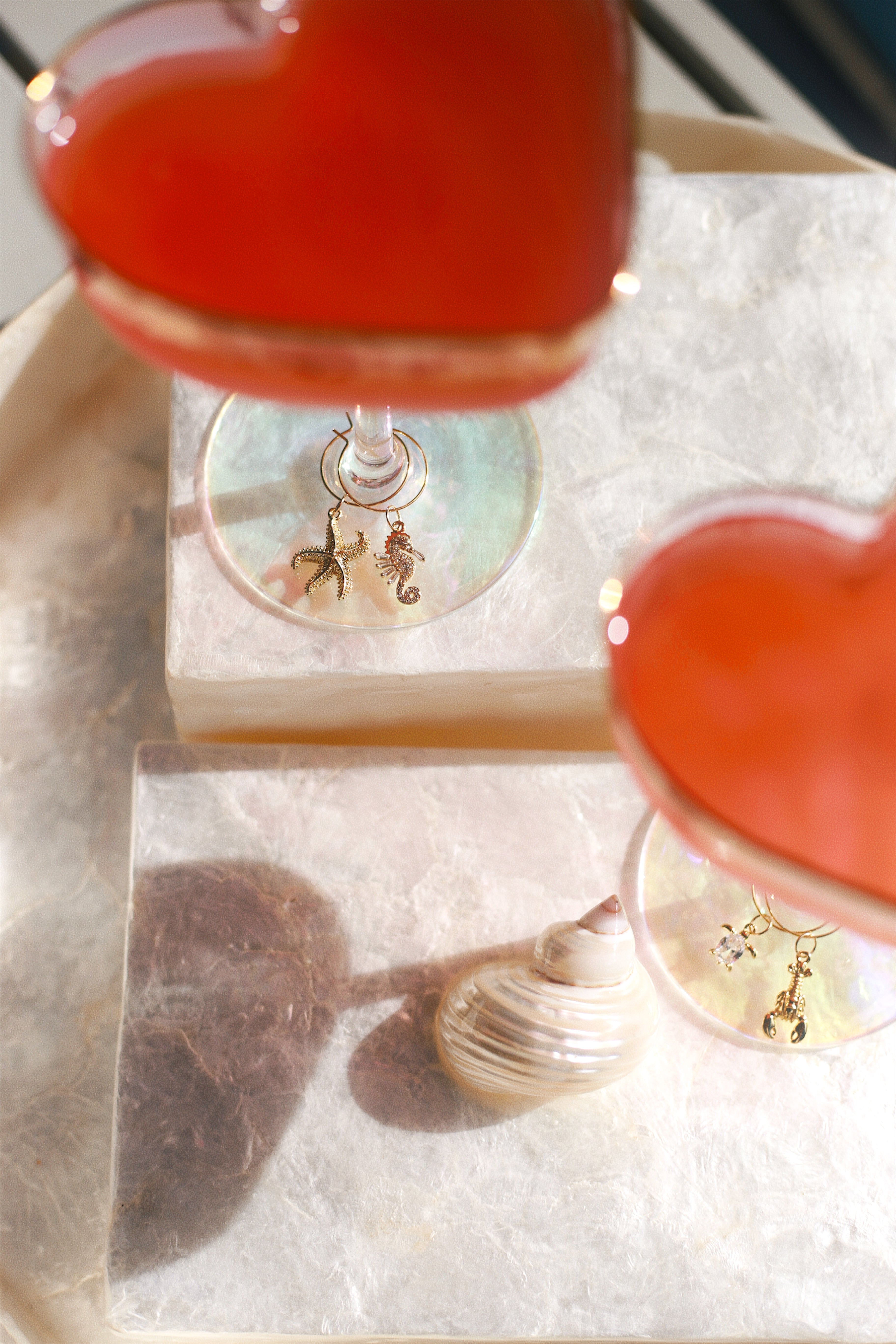 Under The Sea Wine Glass Charms