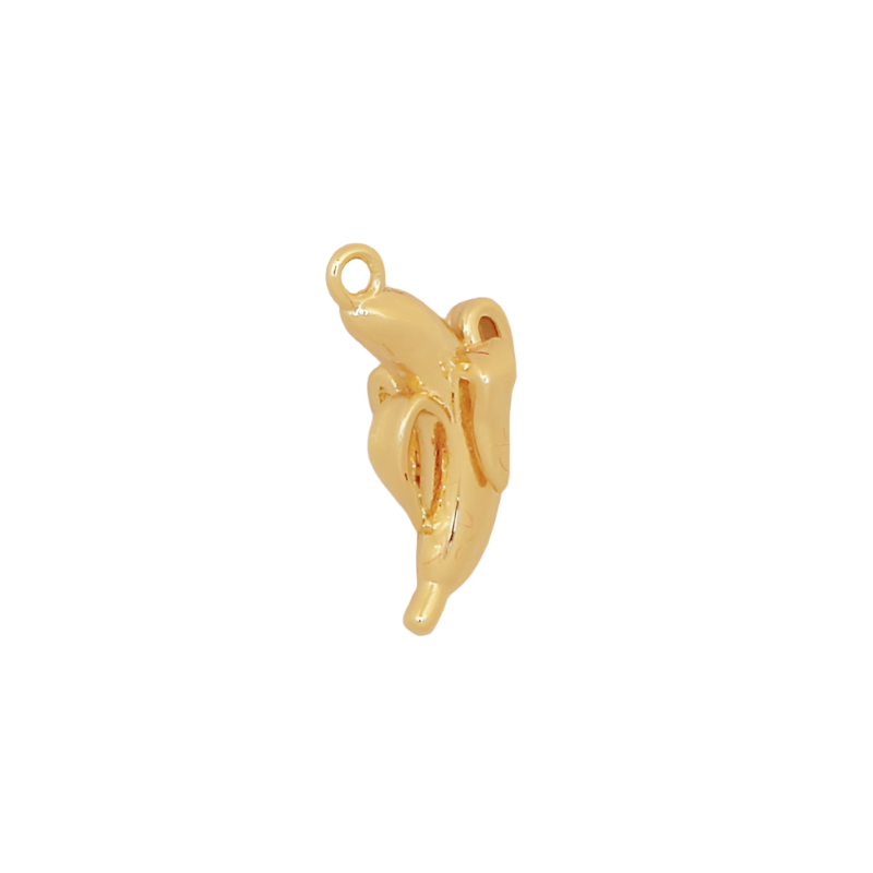 Gold Banana Charm