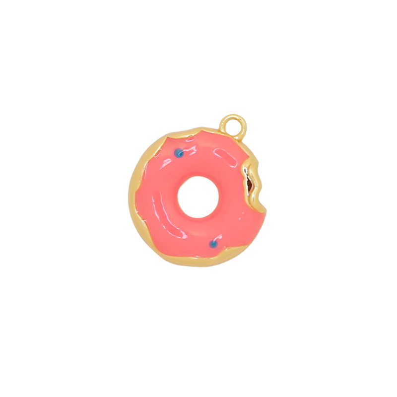 Gold Donut Charm