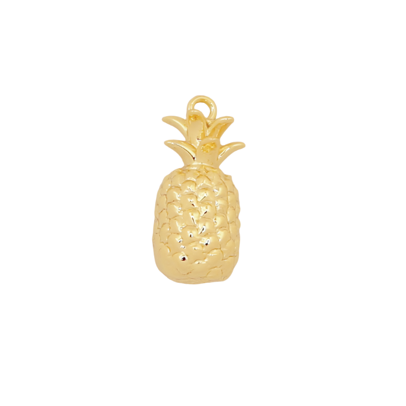 Gold Pineapple Charm