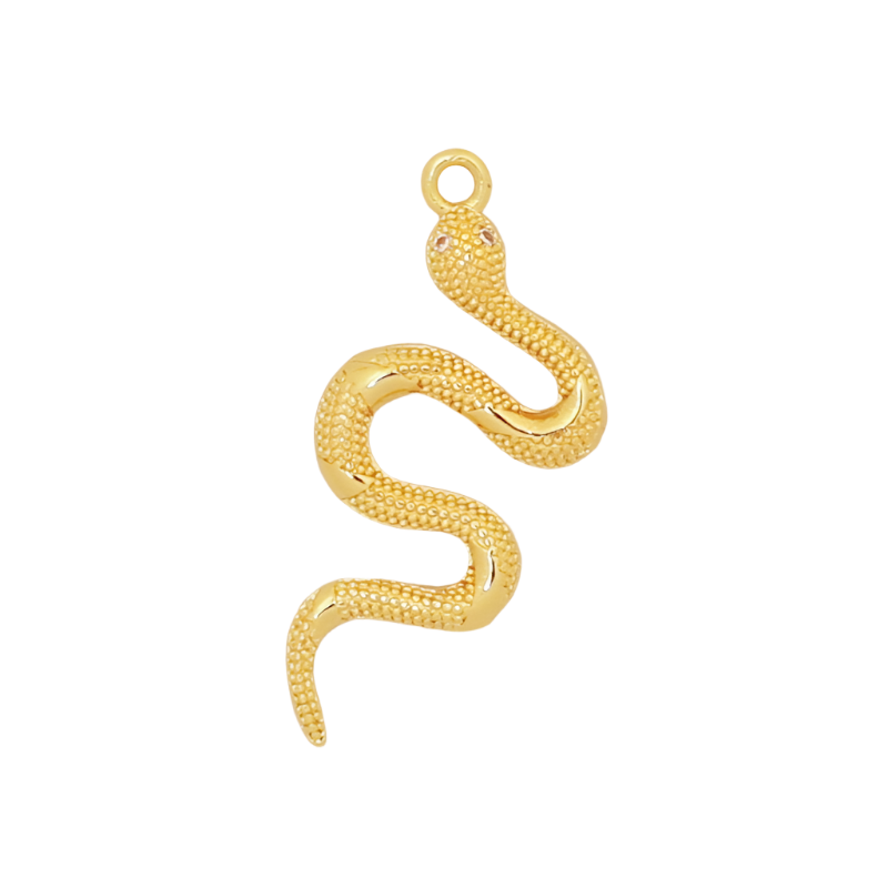 Gold Snake Charm