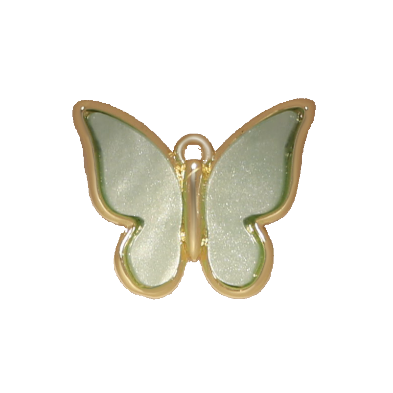 Large Mother of Pearl Butterfly Charm