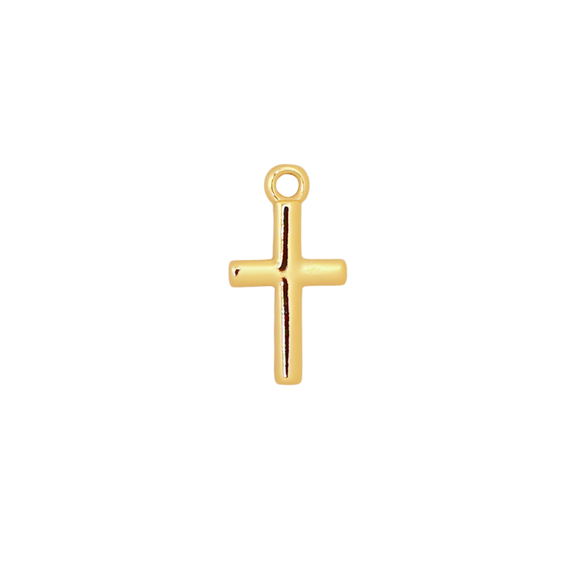 Gold Cross Charm