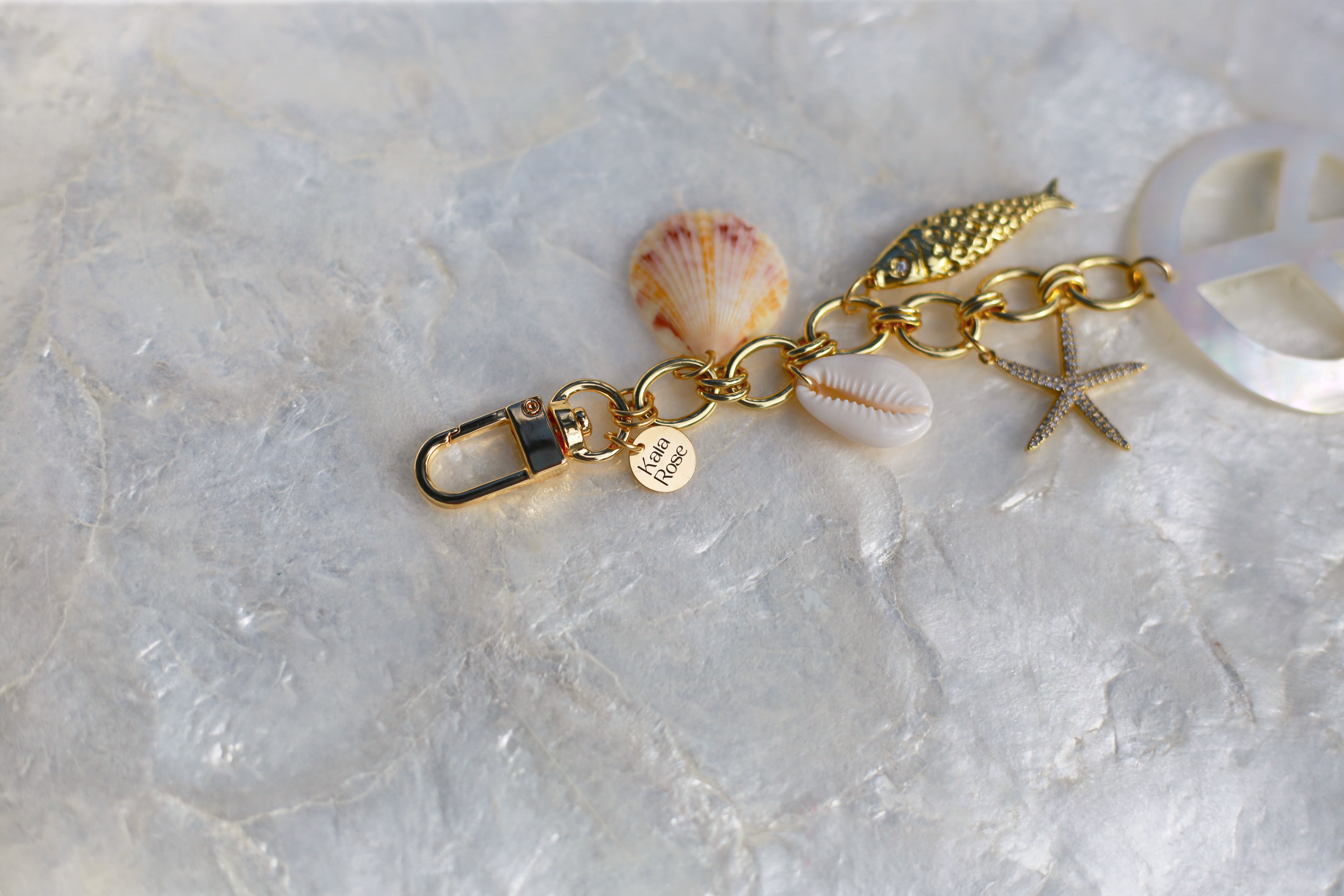 Peace Sign Bag Charm