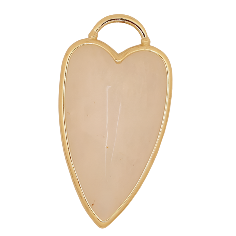 Heart Gemstone Charm