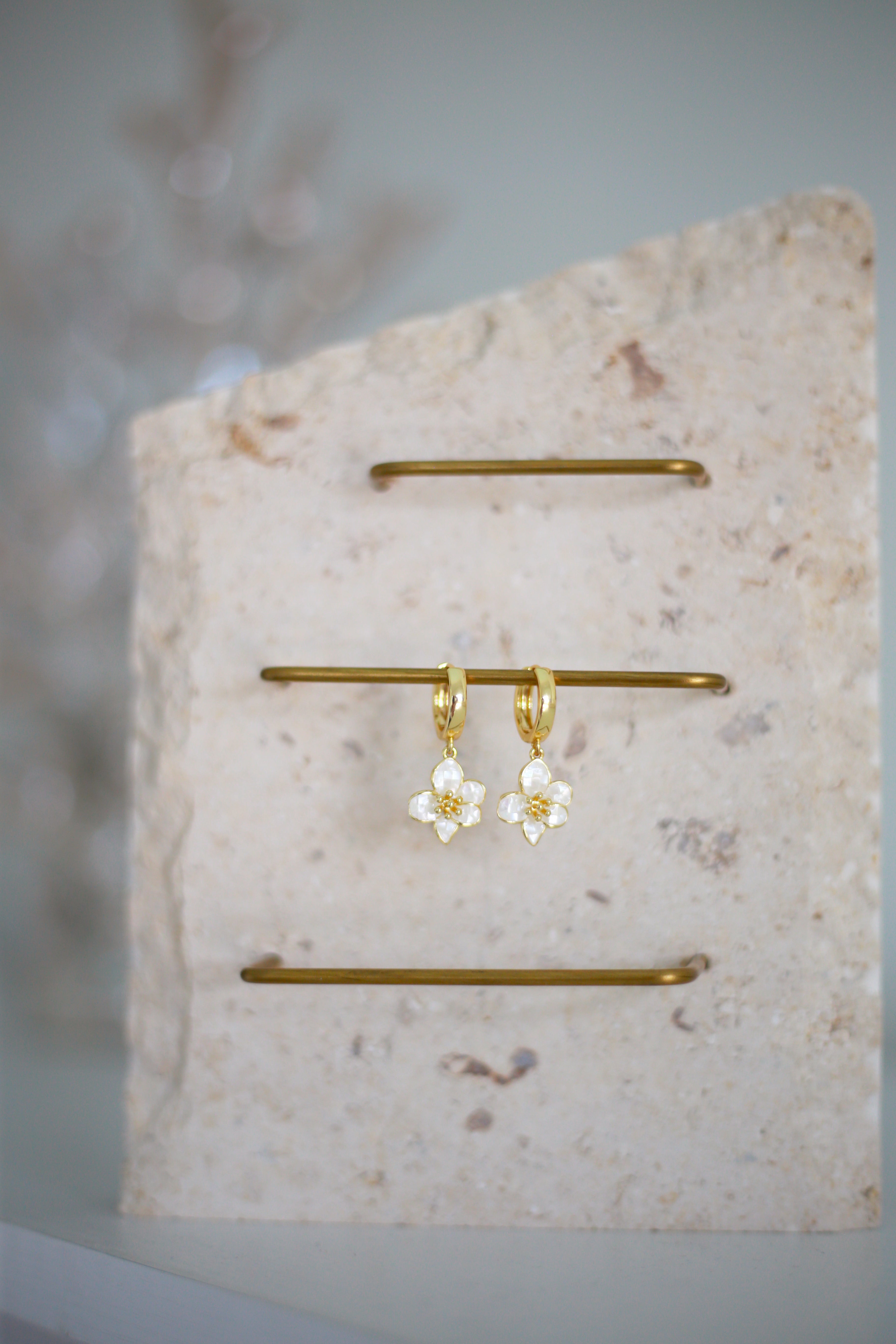 Plumeria Earrings