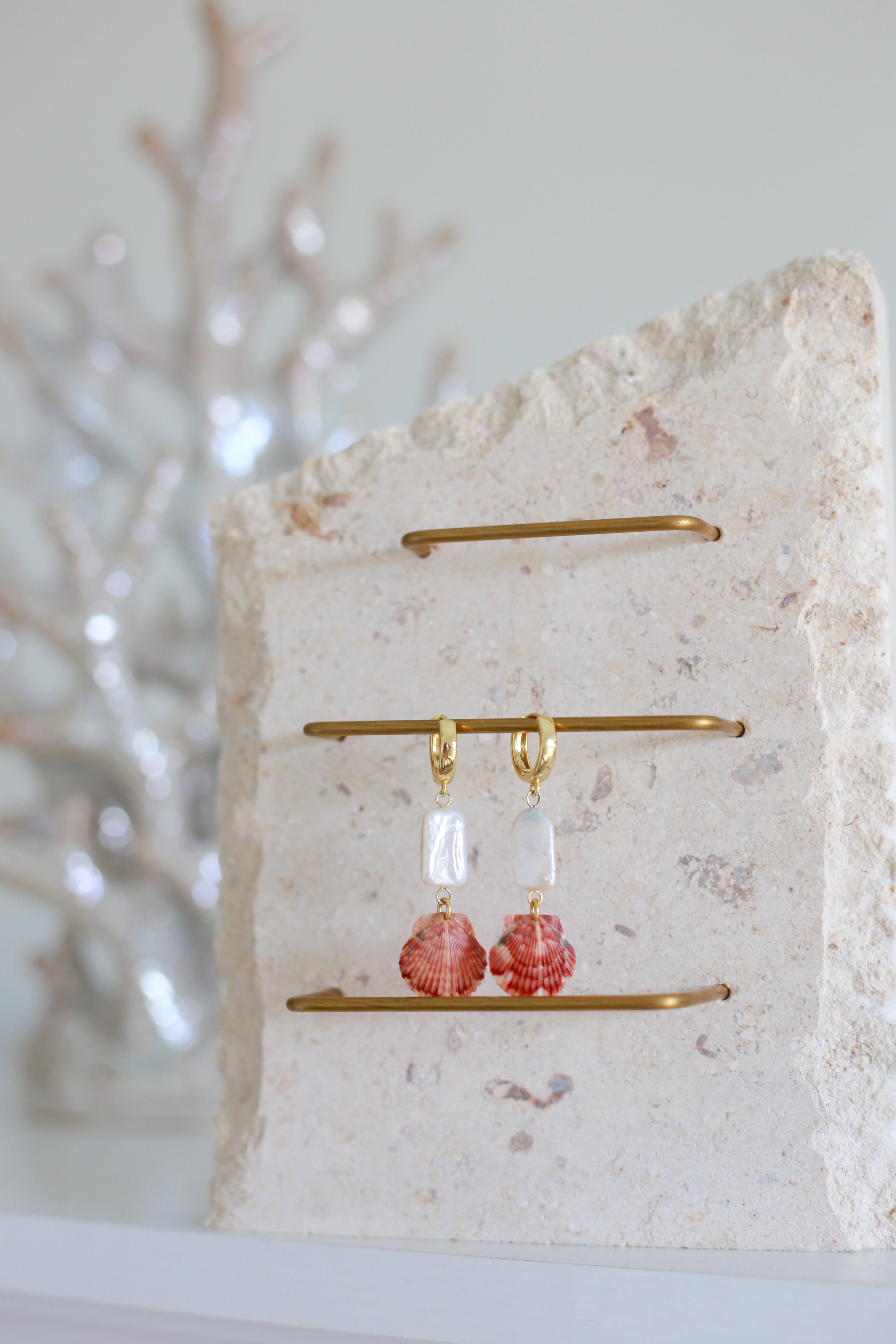 Natural Sea Shell Earrings