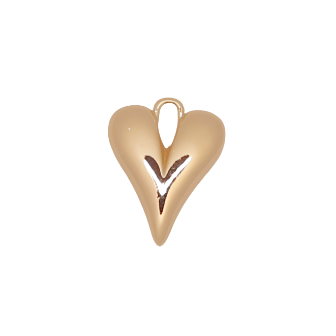 Gold Heart Charm