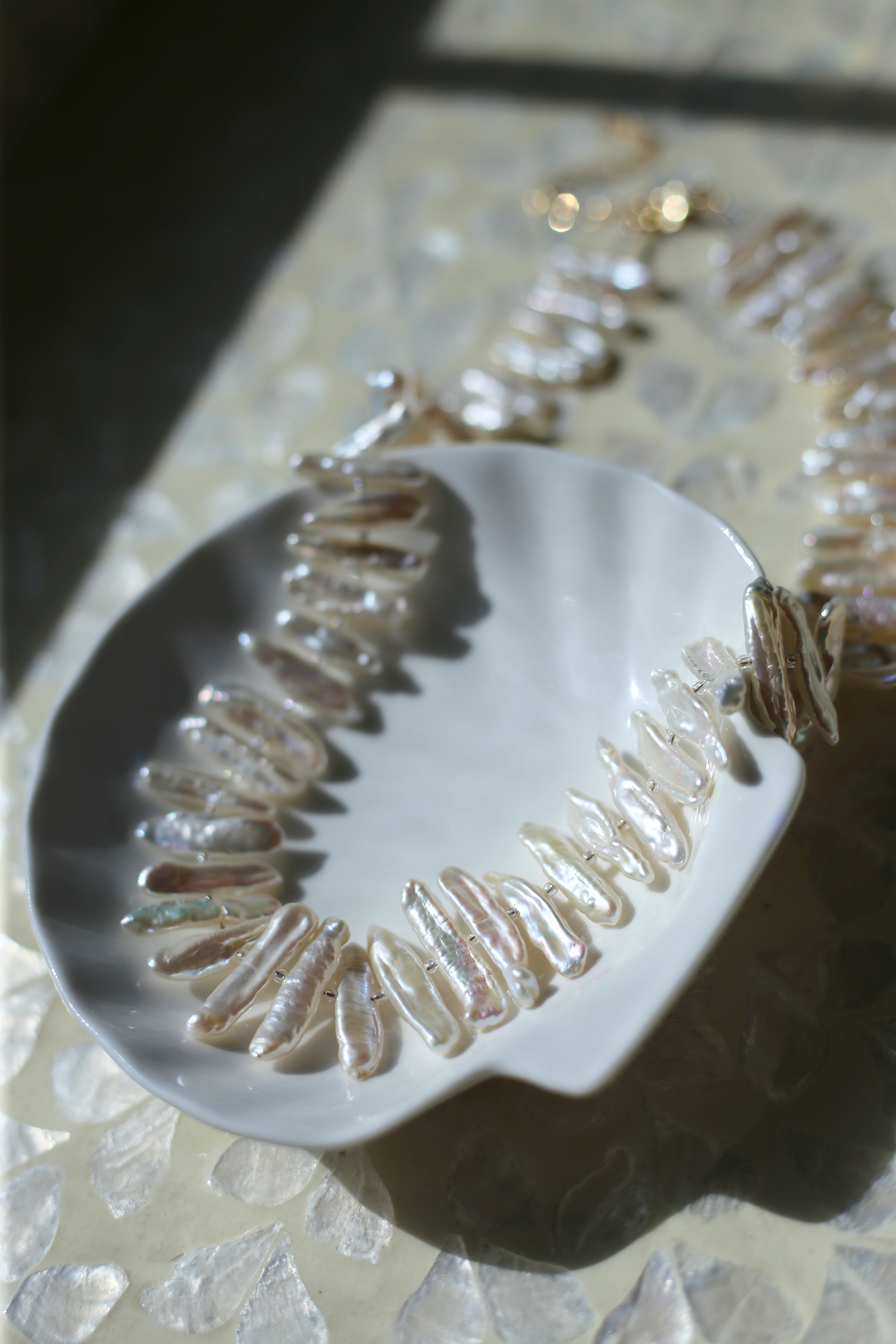 Melody of The Sea Biwa Pearl Necklace