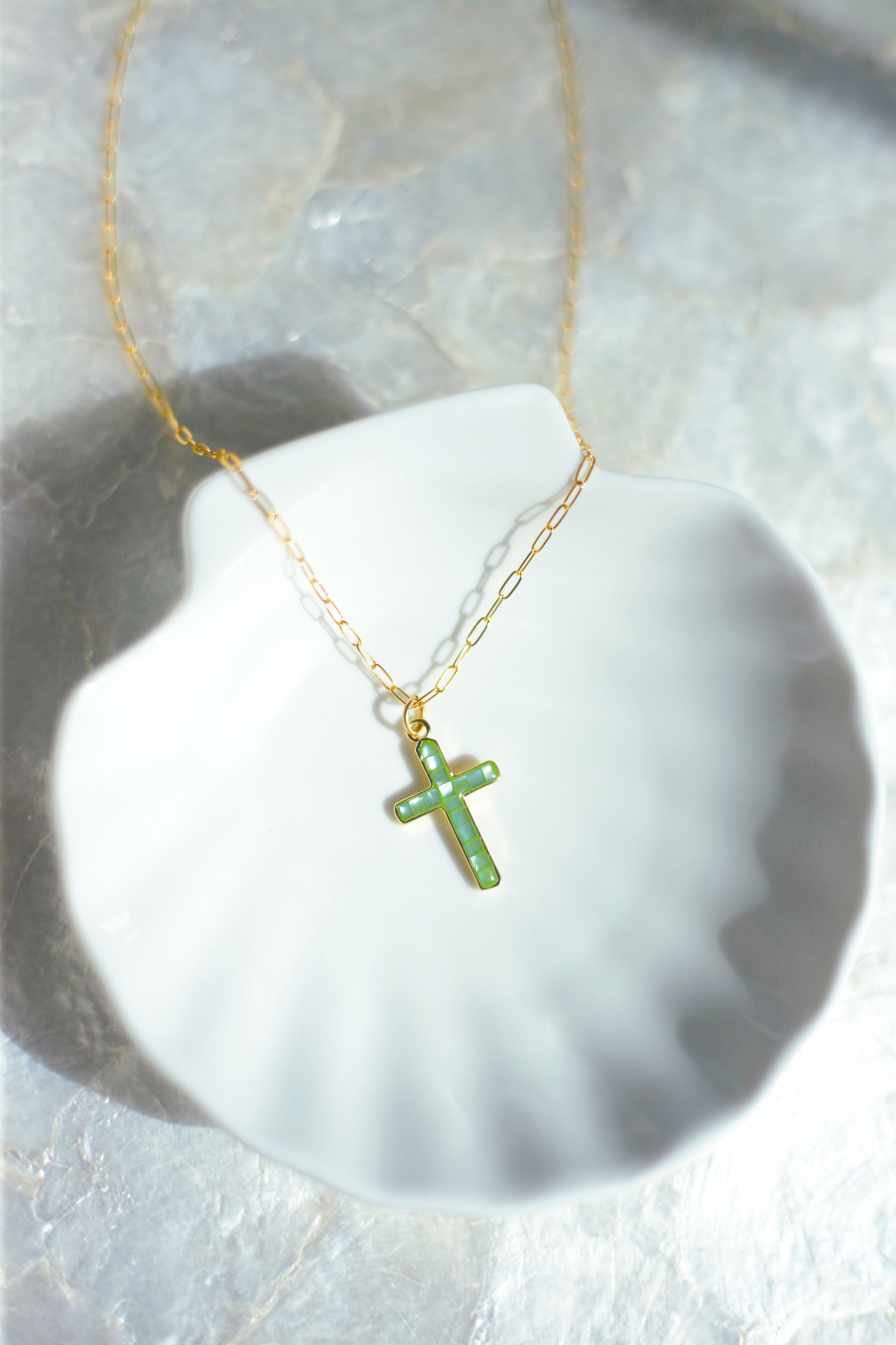 Large Roxy Cross Necklace