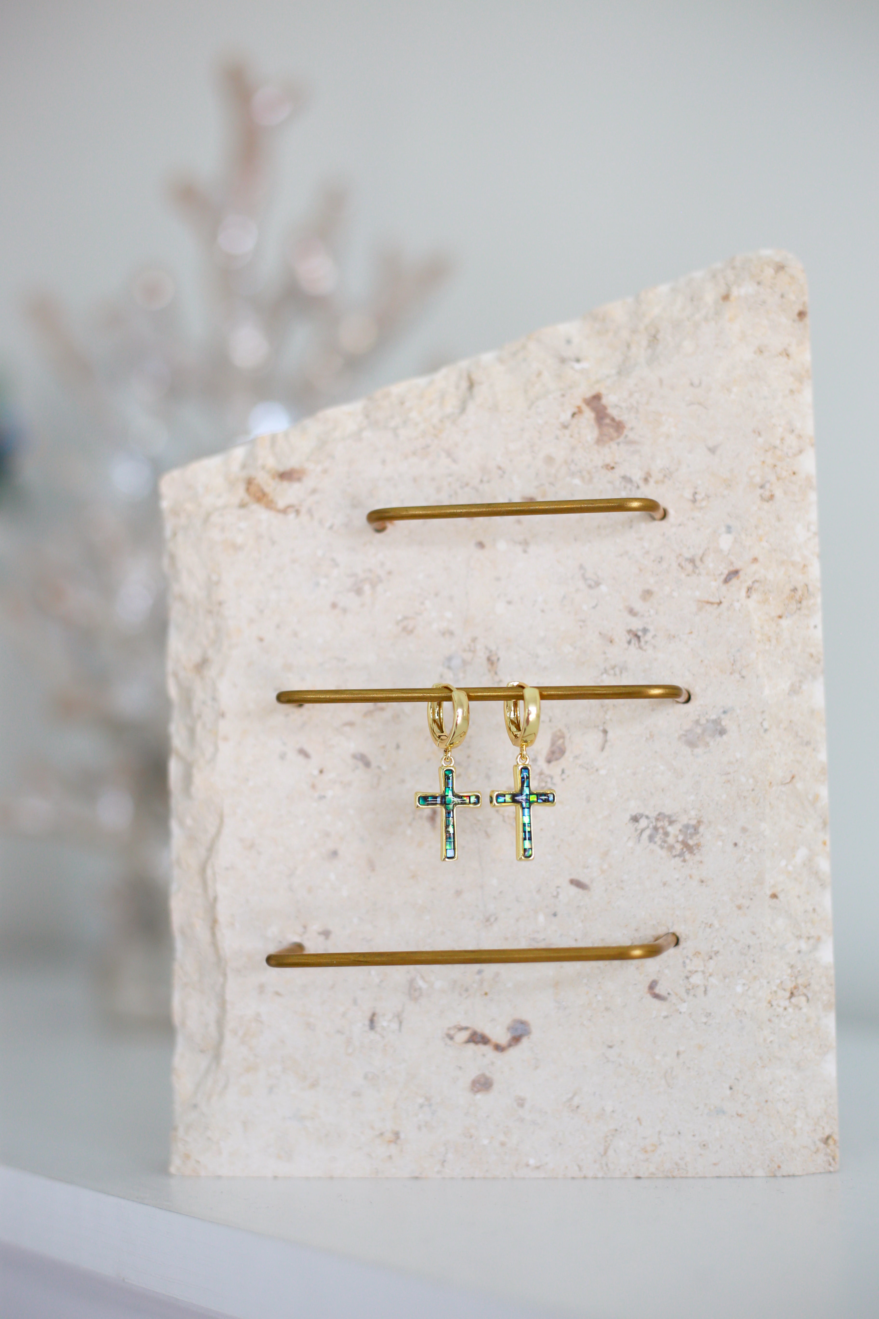 Roxy Cross Earrings