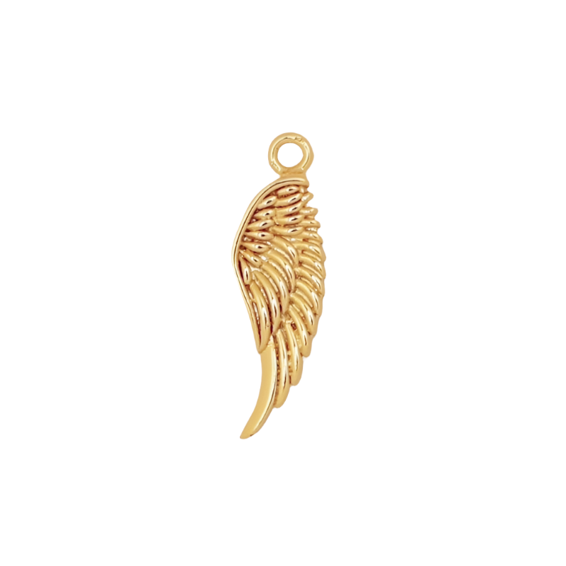 Gold Angel Wing Charm