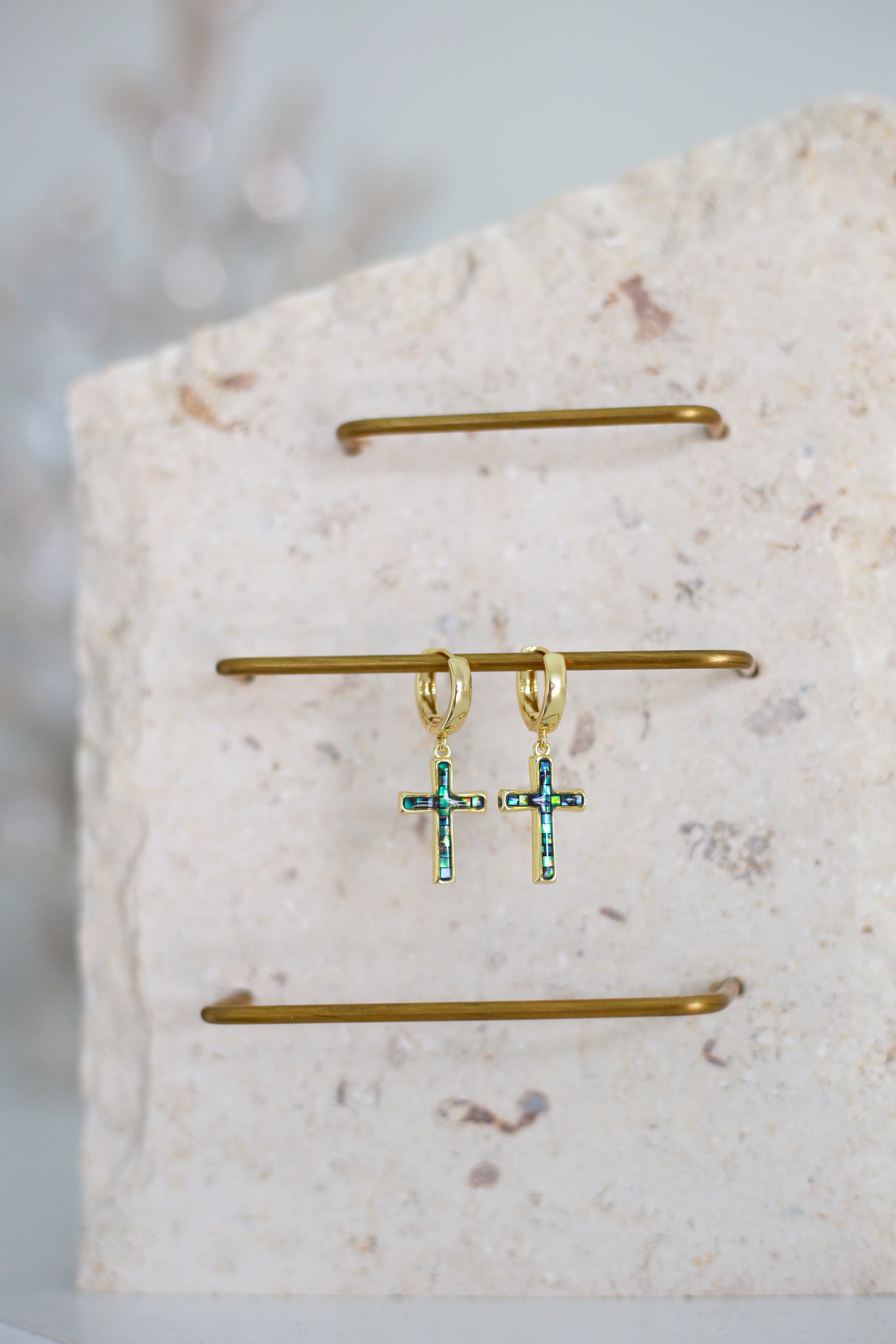 Roxy Cross Earrings