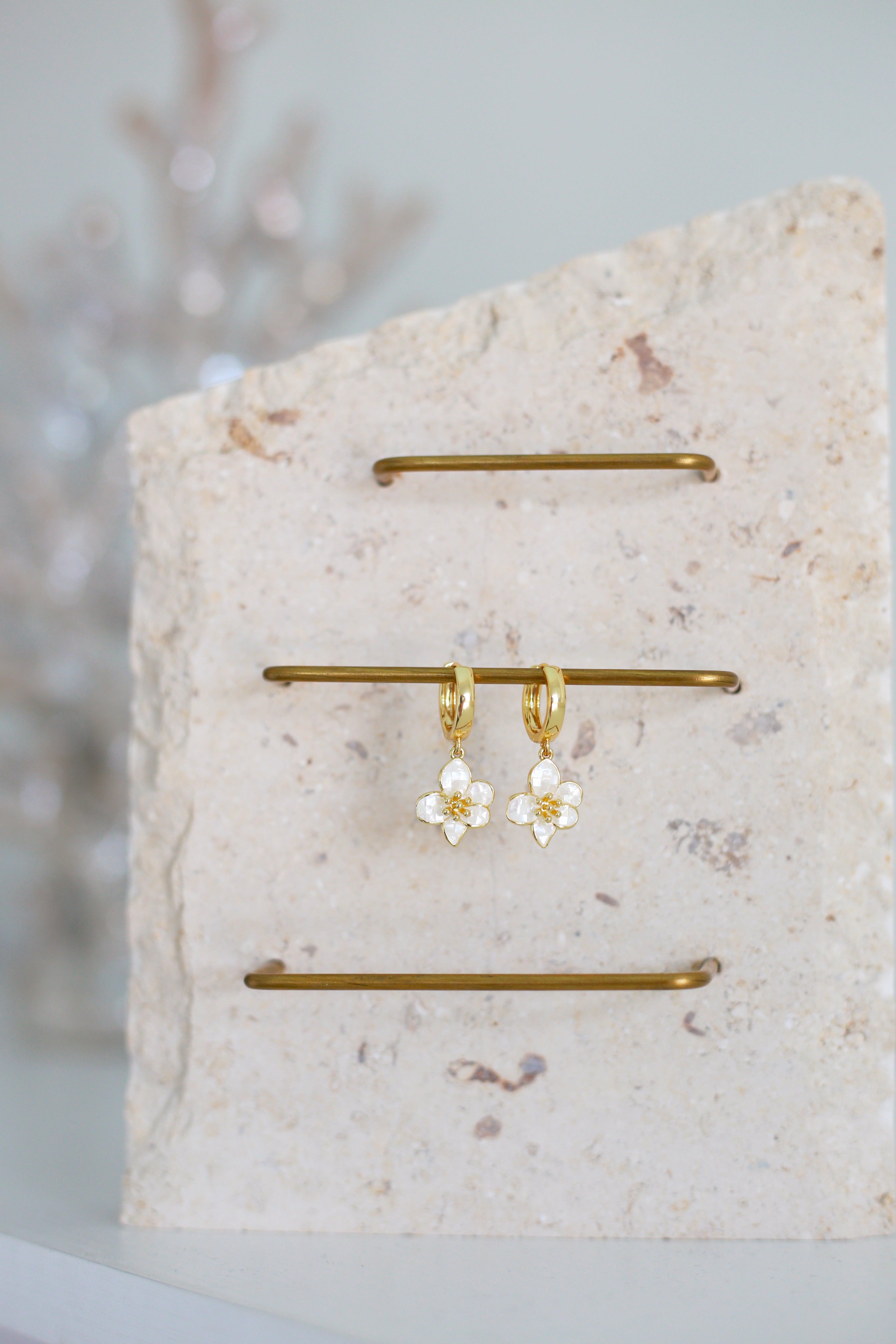 Plumeria Earrings